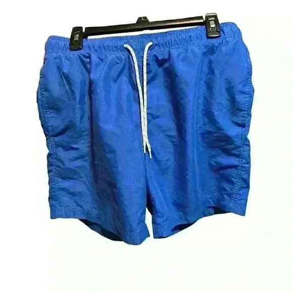 Boca Classics Swim Trunk Shorts Men's Medium Royal Blue Bathing Suit Bottoms - Picture 2 of 4